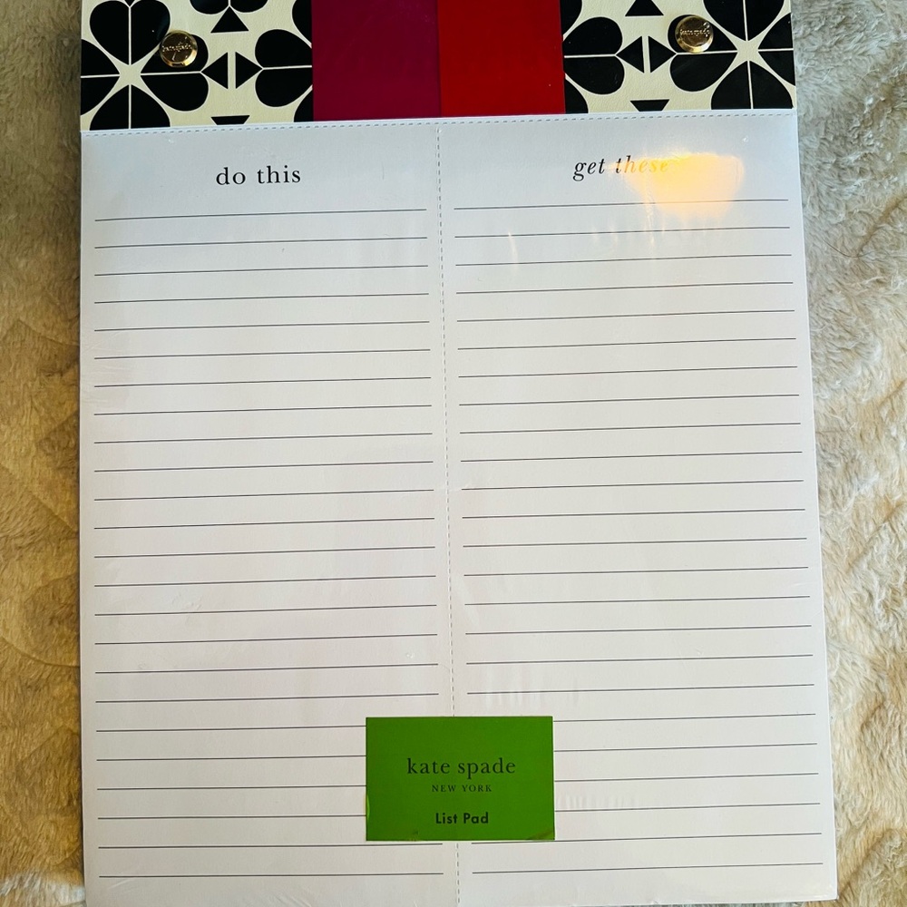 Kate spade Black and White Office Planner